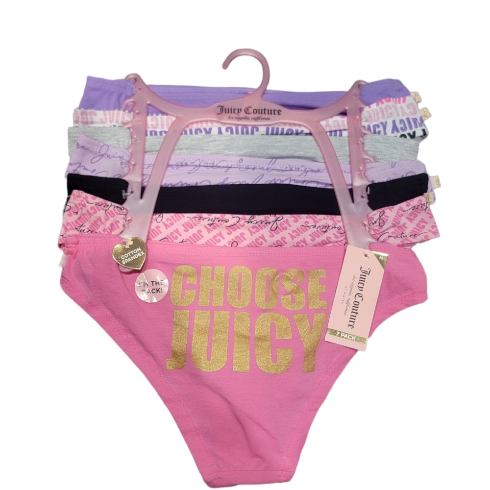 Juicy Couture 7 pair of cheekini panties - Picture 9 of 16